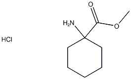 1-アミノシクロヘキサンカルボン酸メチル塩酸塩 化学構造式