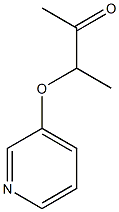 2-Butanone,3-(3-pyridinyloxy)-(9CI) Structure