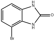 4-ブロモ-1,3-ジヒドロ-2H-ベンズイミダゾール-2-オン 化学構造式