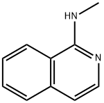 1-Isoquinolinamine,N-methyl-(9CI) Structure