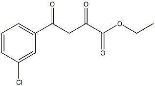 Benzenebutanoic acid, 3-chloro-.alpha.,.gaMMa.-dioxo-, ethyl est Structure