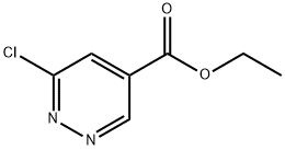 6-氯-哒嗪-4-羧酸乙酯 结构式