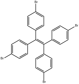 1,1,2,2-テトラキス[4-ブロモフェニル]エテン 化学構造式