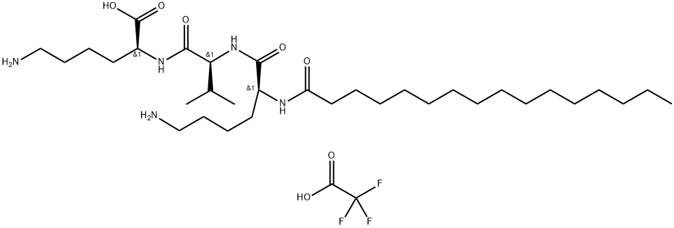 Palmitoyl Tripeptide-5 Struktur