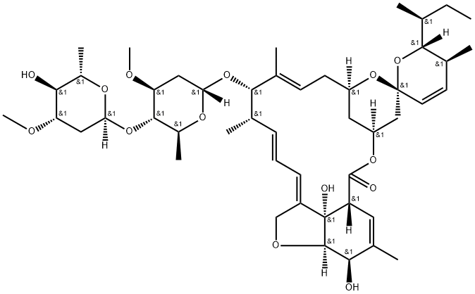 阿维菌素 B1a, 65195-55-3, 结构式