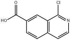 1-氯-7-异喹啉羧酸 结构式