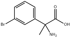 2-amino-2-(3-bromophenyl)propanoic acid Struktur