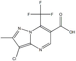 3-chloro-2-methyl-7-(trifluoromethyl)pyrazolo[1,5-a]pyrimidine-6-carboxylic acid