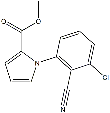 methyl 1-(3-chloro-2-cyanophenyl)-1H-pyrrole-2-carboxylate