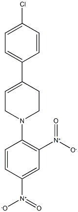 4-(4-chlorophenyl)-1-(2,4-dinitrophenyl)-1,2,3,6-tetrahydropyridine