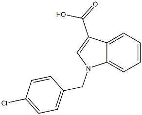 1-[(4-chlorophenyl)methyl]-1H-indole-3-carboxylic acid