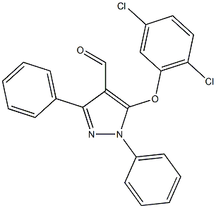 5-(2,5-dichlorophenoxy)-1,3-diphenyl-1H-pyrazole-4-carbaldehyde