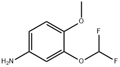 3-(DIFLUOROMETHOXY)-4-METHOXYANILINE Structure