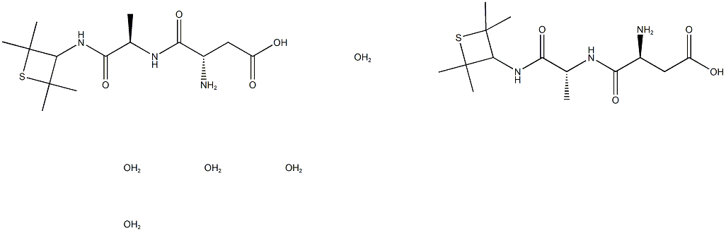 L-天门冬酰-D-丙氨酰胺, 99016-42-9, 结构式