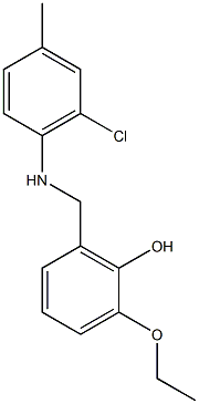 2-{[(2-chloro-4-methylphenyl)amino]methyl}-6-ethoxyphenol