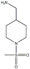 (1-METHANESULFONYLPIPERIDIN-4-YL)METHANAMINE Structure