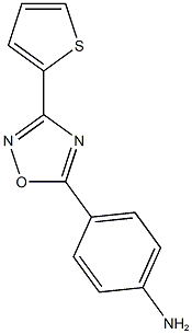 4-[3-(thiophen-2-yl)-1,2,4-oxadiazol-5-yl]aniline