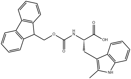 FMOC-L-2-甲基色氨酸, 460751-70-6, 结构式