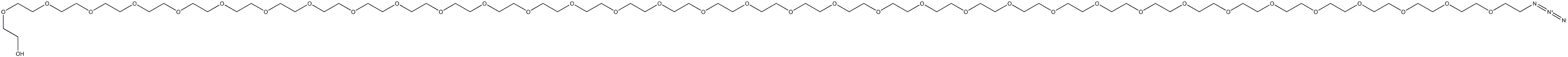 AZIDO-DPEG®₁₂-OH 化学構造式