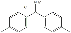 4‐メチルベンズヒドリルアミン樹脂塩酸塩 化学構造式