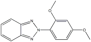 2-(2,4-dimethoxyphenyl)-2H-benzo[d][1,2,3]triazole 结构式
