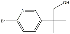 2-(6-溴吡啶-3-基)-2-甲基丙烷-1-醇 结构式