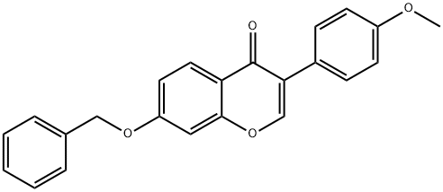 3-(4-methoxyphenyl)-7-phenylmethoxychromen-4-one Structure