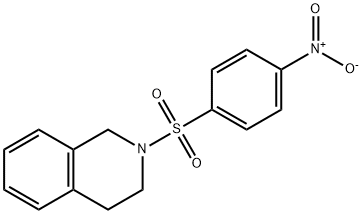 2-(4-nitrophenyl)sulfonyl-3,4-dihydro-1H-isoquinoline Struktur