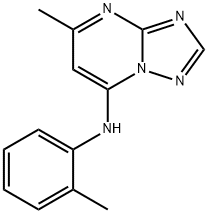 5-methyl-N-(2-methylphenyl)-[1,2,4]triazolo[1,5-a]pyrimidin-7-amine Structure