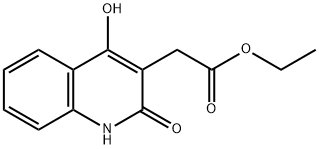 ethyl 2-(4-hydroxy-2-oxo-1H-quinolin-3-yl)acetate Struktur