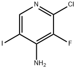 2-Chloro-3-fluoro-5-iodo-pyridin-4-ylamine Structure