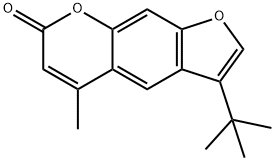 3-tert-butyl-5-methylfuro[3,2-g]chromen-7-one Structure