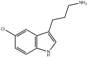 3-(5-chloro-1H-indol-3-yl)propan-1-amine Struktur