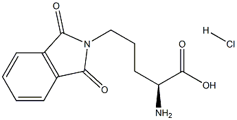 H-Orn(pht)-oh hcl Struktur