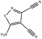 3,4-Isothiazoledicarbonitrile,5-amino-(9CI) 结构式
