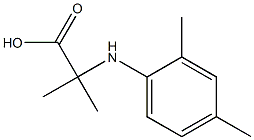 Alanine, 2-Methyl-N-2,4-xylyl- 结构式