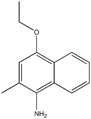 1-Naphthylamine,4-ethoxy-2-methyl-(6CI) 结构式