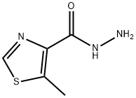 4-Thiazolecarboxylicacid,5-methyl-,hydrazide(6CI) 结构式