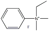Benzenaminium,N-ethyl-N,N-dimethyl-, iodide (1:1) Structure