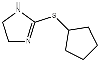 1H-Imidazole,2-(cyclopentylthio)-4,5-dihydro-(9CI) 结构式
