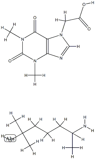 1,2,3,6-テトラヒドロ-1,3-ジメチル-2,6-ジオキソ-7H-プリン-7-酢酸/6-アミノ-2-メチル-2-ヘプタノール,(1:1)