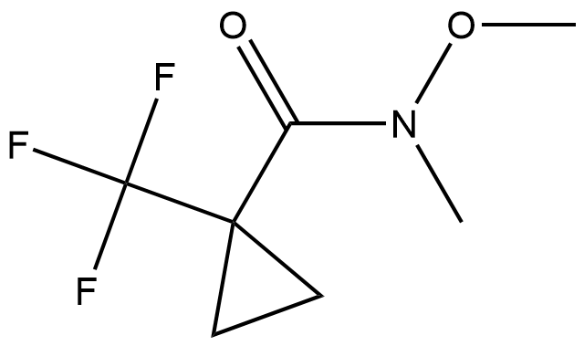 N-METHOXYMETHYL-1-TRIFLUOROMETHYL-CYCLOPROPANECARBOXYLIC ACID AMIDE, 1011460-56-2, 结构式