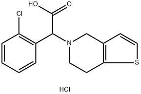 rac-Clopidogrel Carboxylic Acid Hydrochloride Structure