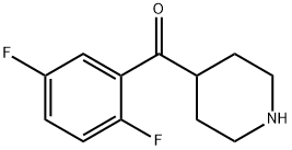 （2,5-二氟苯基）-4-哌啶基-甲酮, 1016743-93-3, 结构式