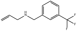 (プロプ-2-エン-1-イル)({[3-(トリフルオロメチル)フェニル]メチル})アミン 化学構造式