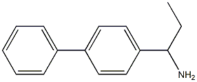 1-(4-phenylphenyl)propan-1-amine Structure