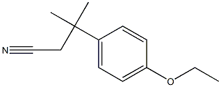 Benzenepropanenitrile, 4-ethoxy-ba,ba-dimethyl- (9CI) 结构式