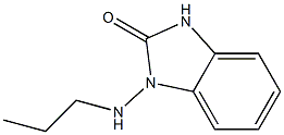 2H-Benzimidazol-2-one,1,3-dihydro-1-(propylamino)-(9CI) Structure