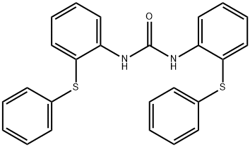 Quetiapine Impurity III (N,N-Bis[2-(phenylthio)phenyl]urea) Structure