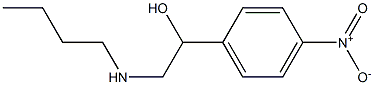 α-[(Butylamino)methyl]-p-nitrobenzenemethanol Structure
